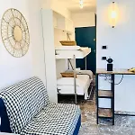 Apartment Berkeley, Studio, Terrasse, Vue Mer, Parking, Clim Menton