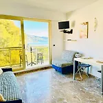 Apartment Berkeley, Studio, Terrasse, Vue Mer, Parking, Clim Menton