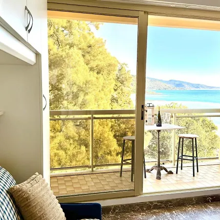 Berkeley, Studio, Terrasse, Vue Mer, Parking, Clim Lejlighed Menton